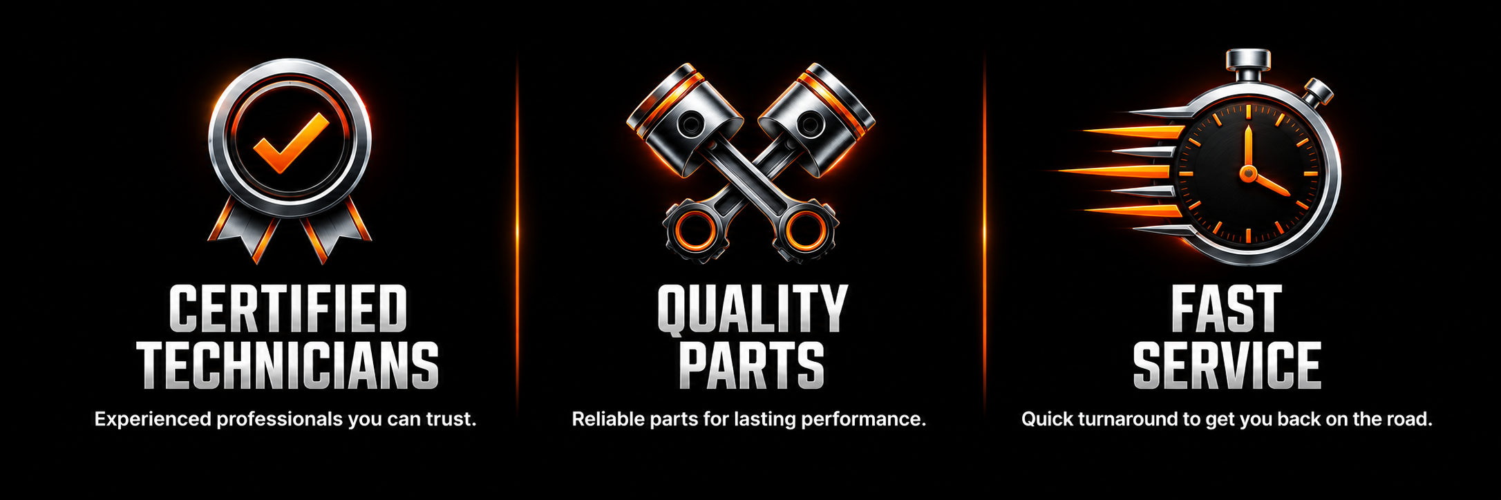 Certified technicians, quality parts and fast service at Derby Automotive